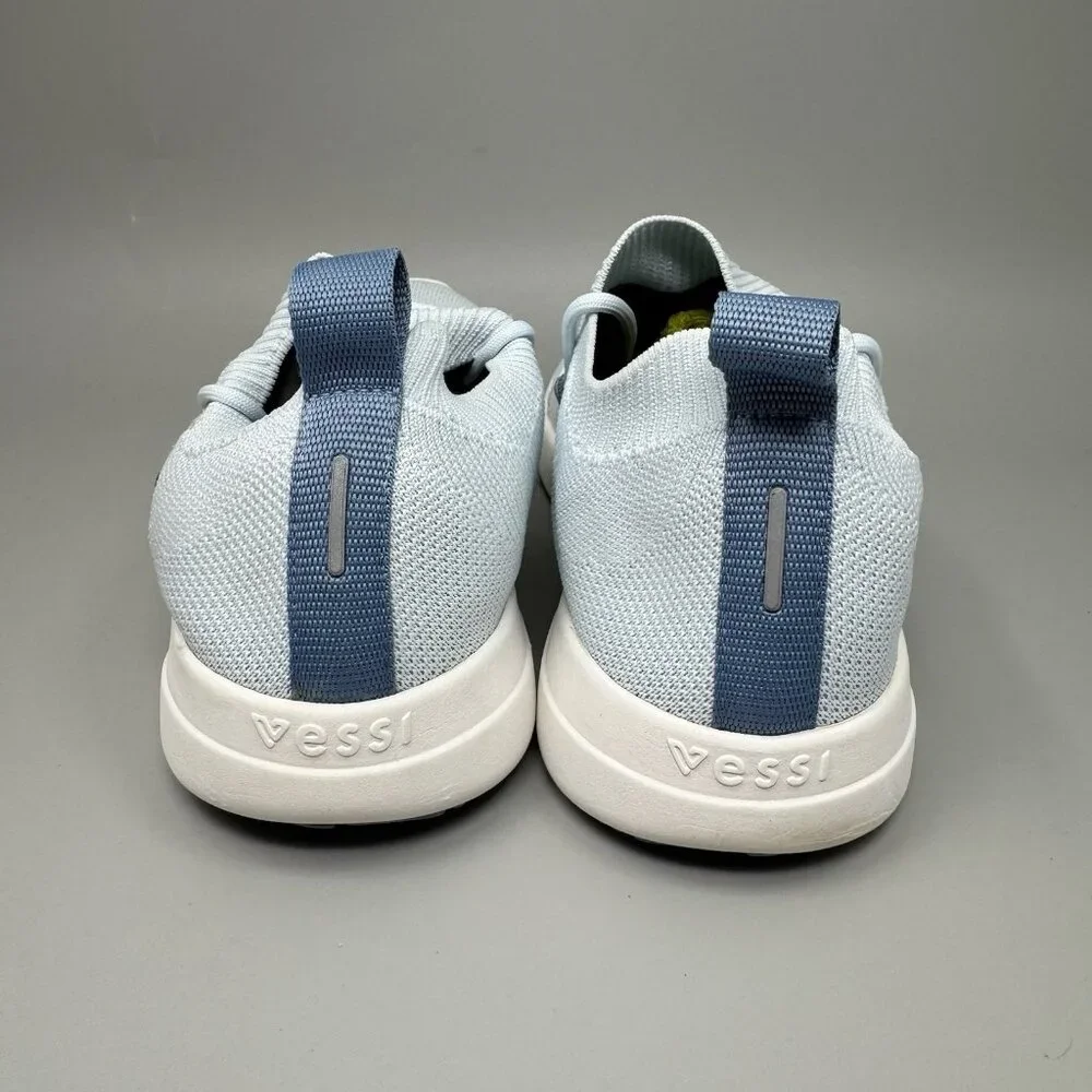 Vessi Cityscape Classic Shoes Womens 9 Blue Athletic Comfort Knit Sneakers